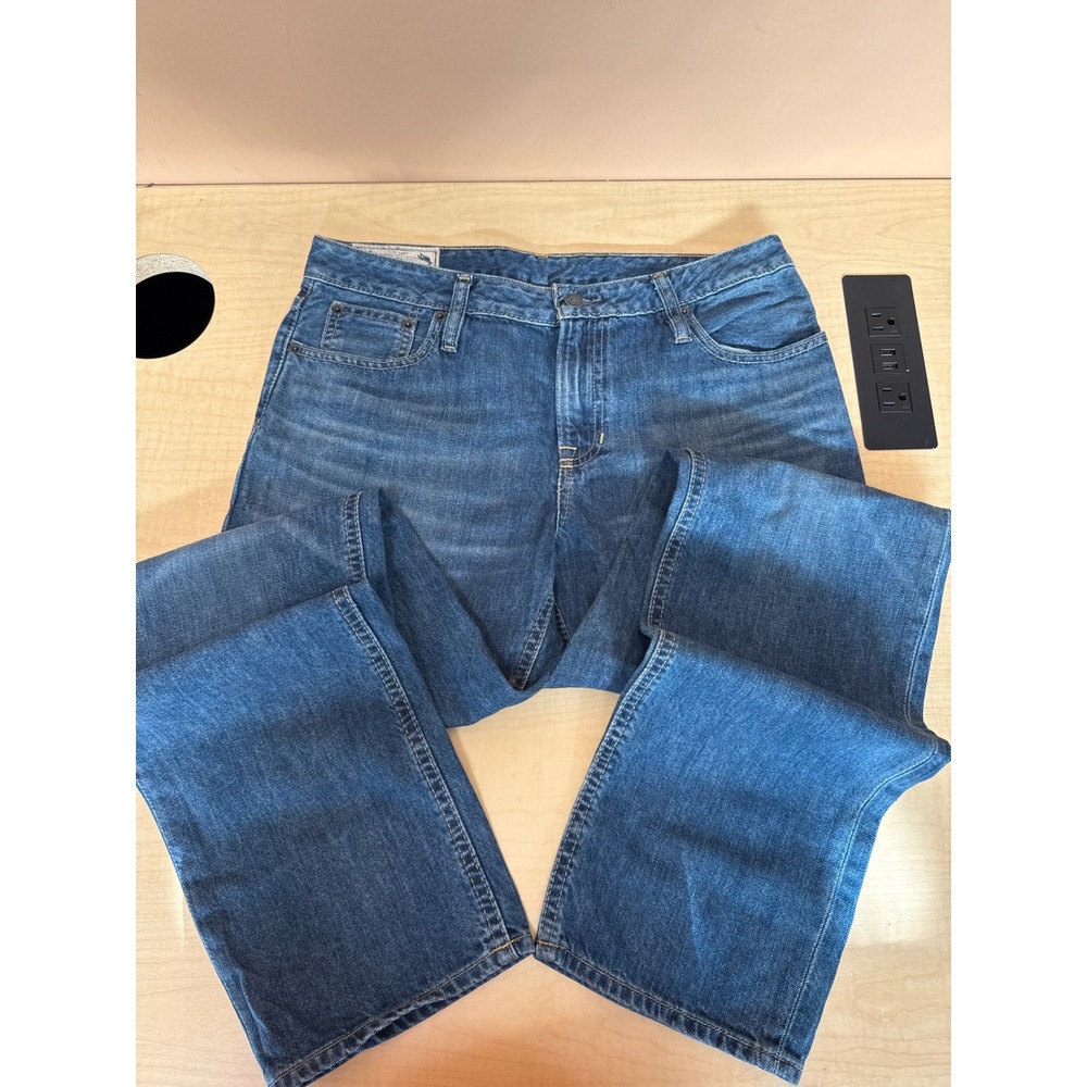 Polo Ralph Lauren Authentic Dungarees Straight Leg Jeans Blue Denim Size 20